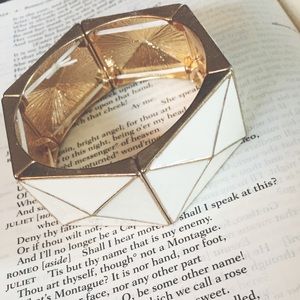 3 for $10 Cream Geometric Bracelet